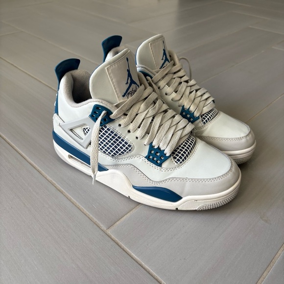 Nike Other - Nike Air Jordan 4 Retro 2024 Men’s Sneakers | Military Blue | Size 7